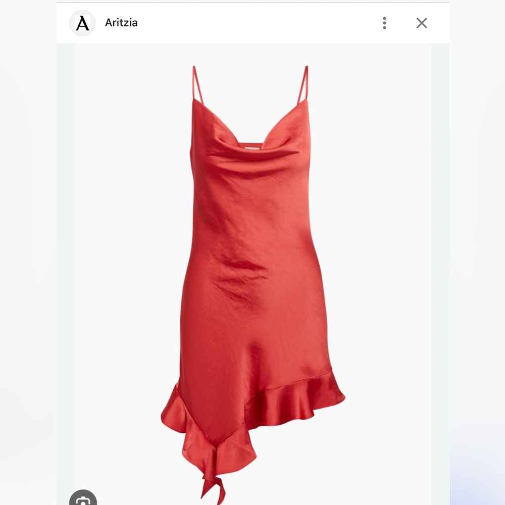 Aritzia Wilfred Regalia Satin Dress